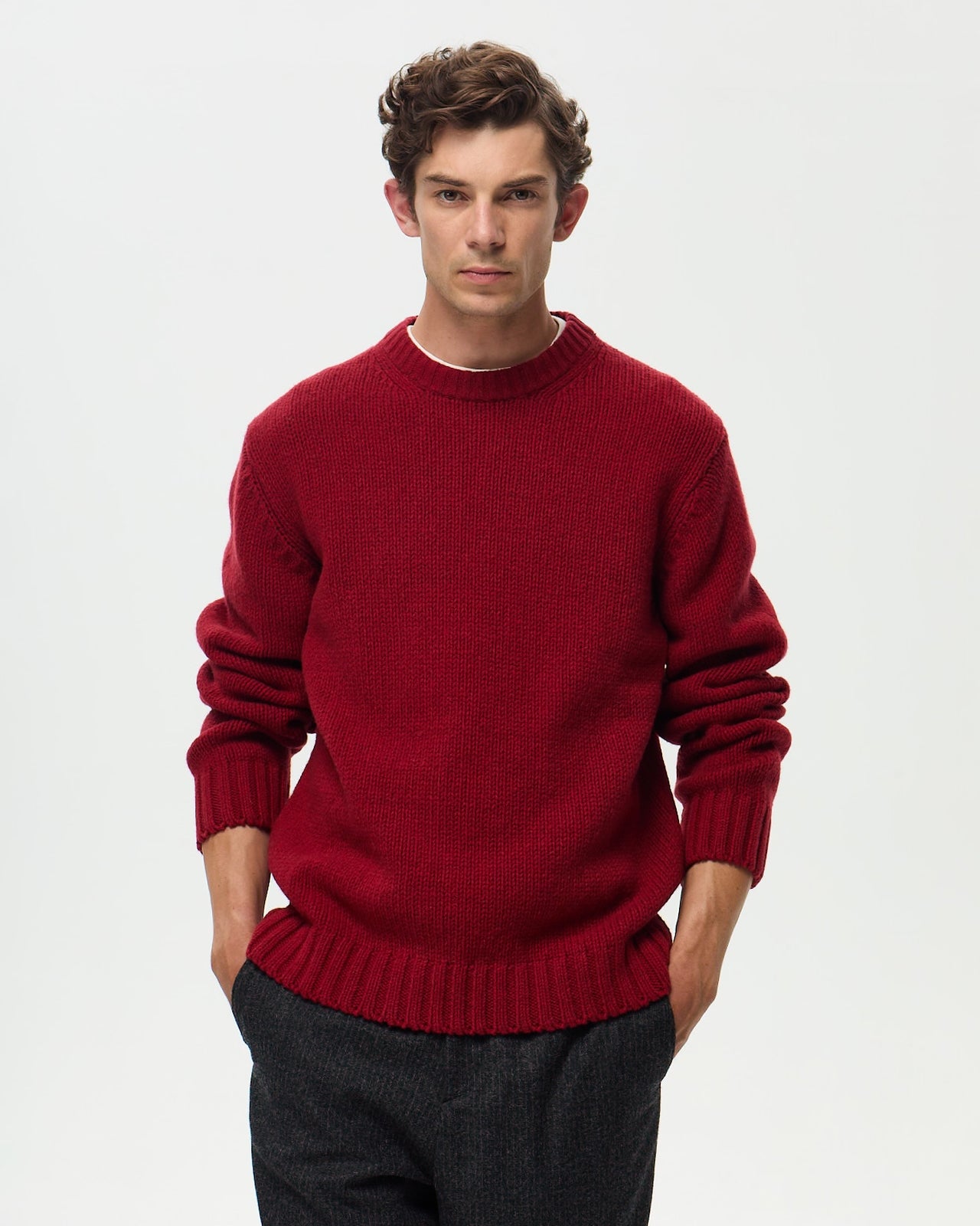 GERINO Sweater - Rouge Cardinal