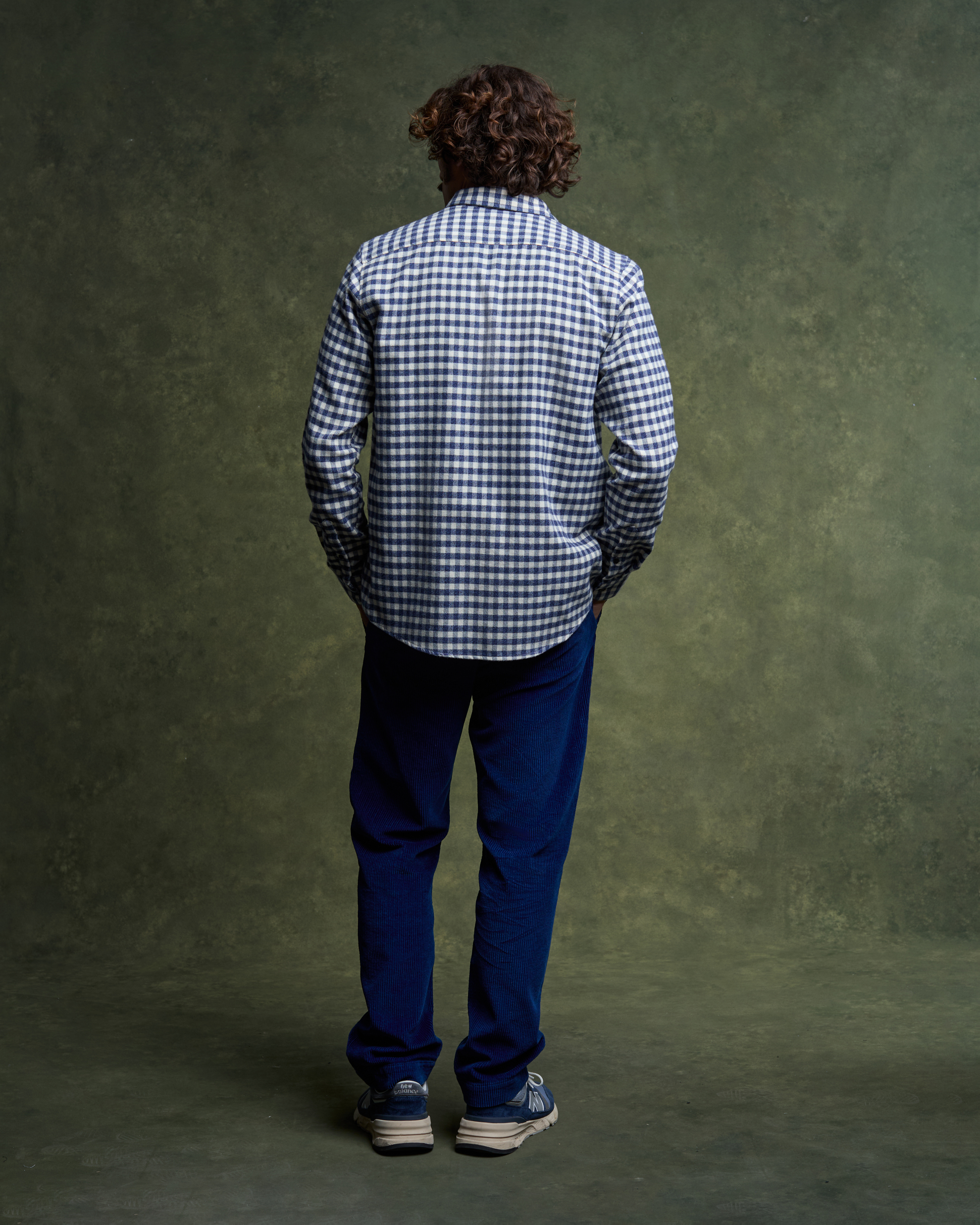 GORDES Shirt - Indigo/Ecru