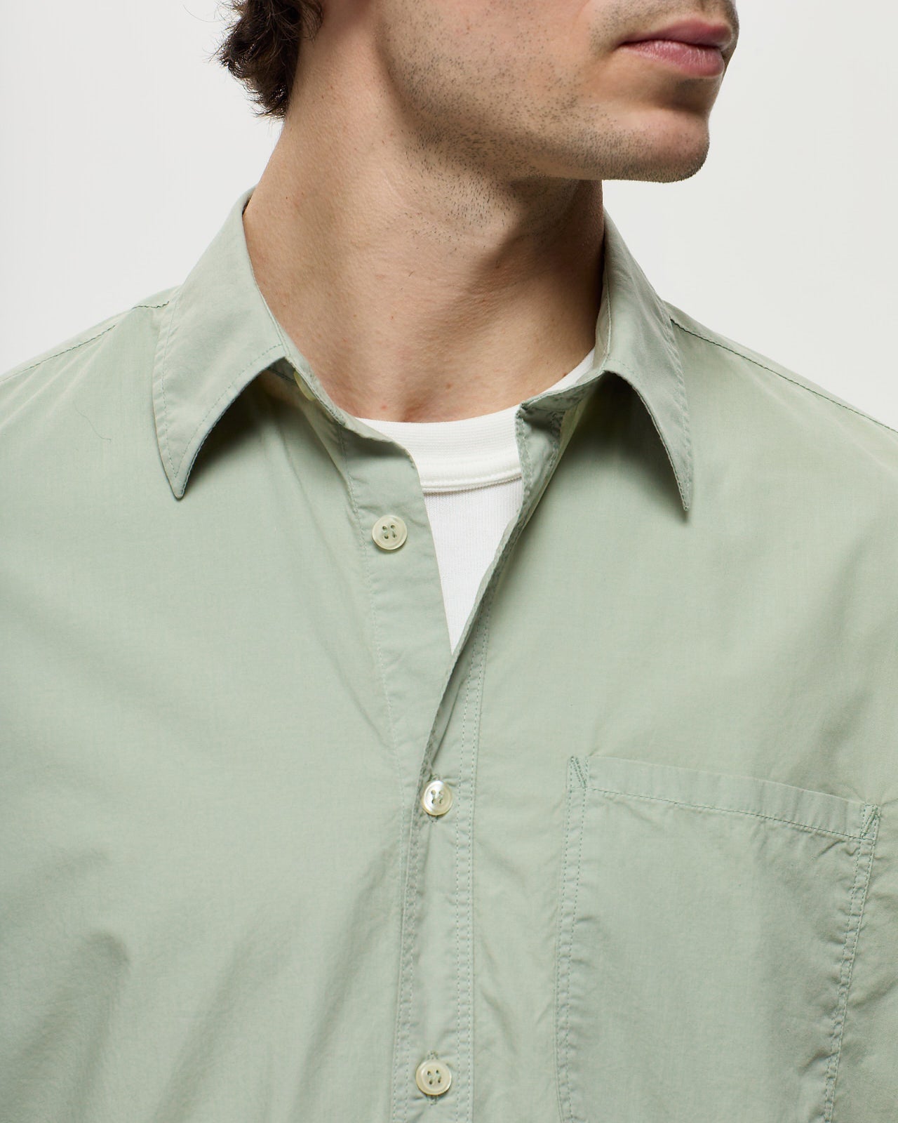 HEPBURN Shirt - Lichen Green