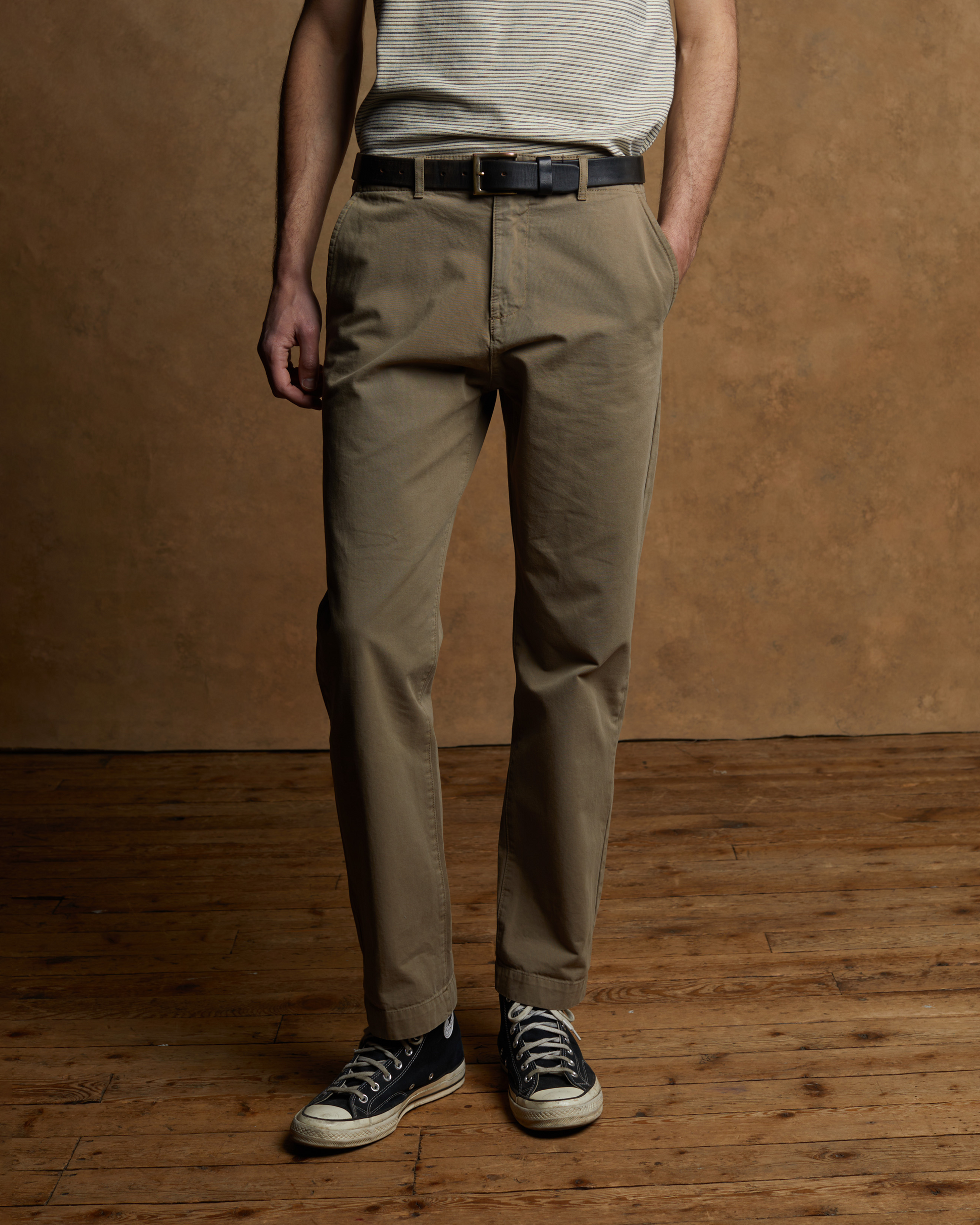 CLARENCE Chino Pants - Sauge