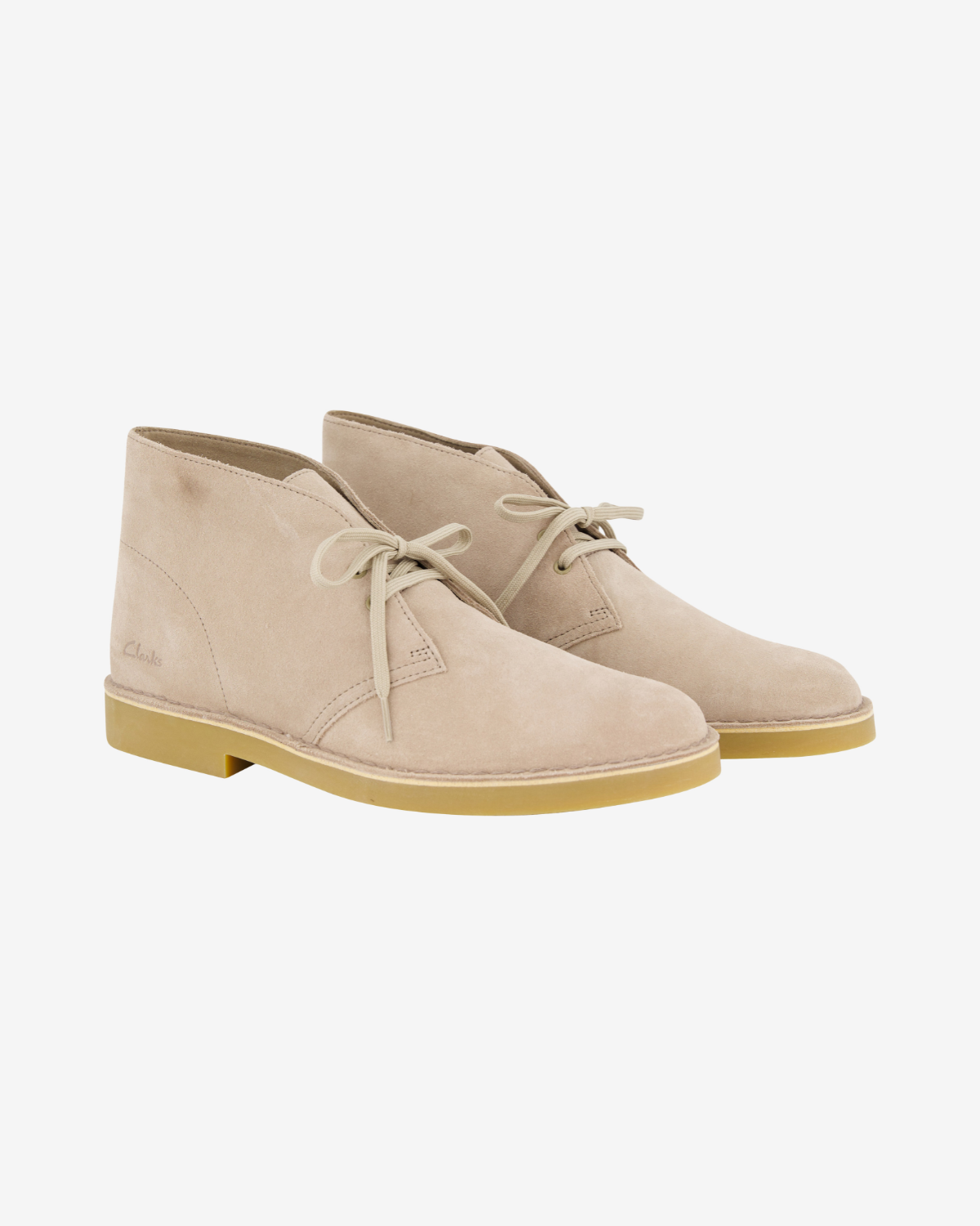 Clarks beige desert boots hotsell