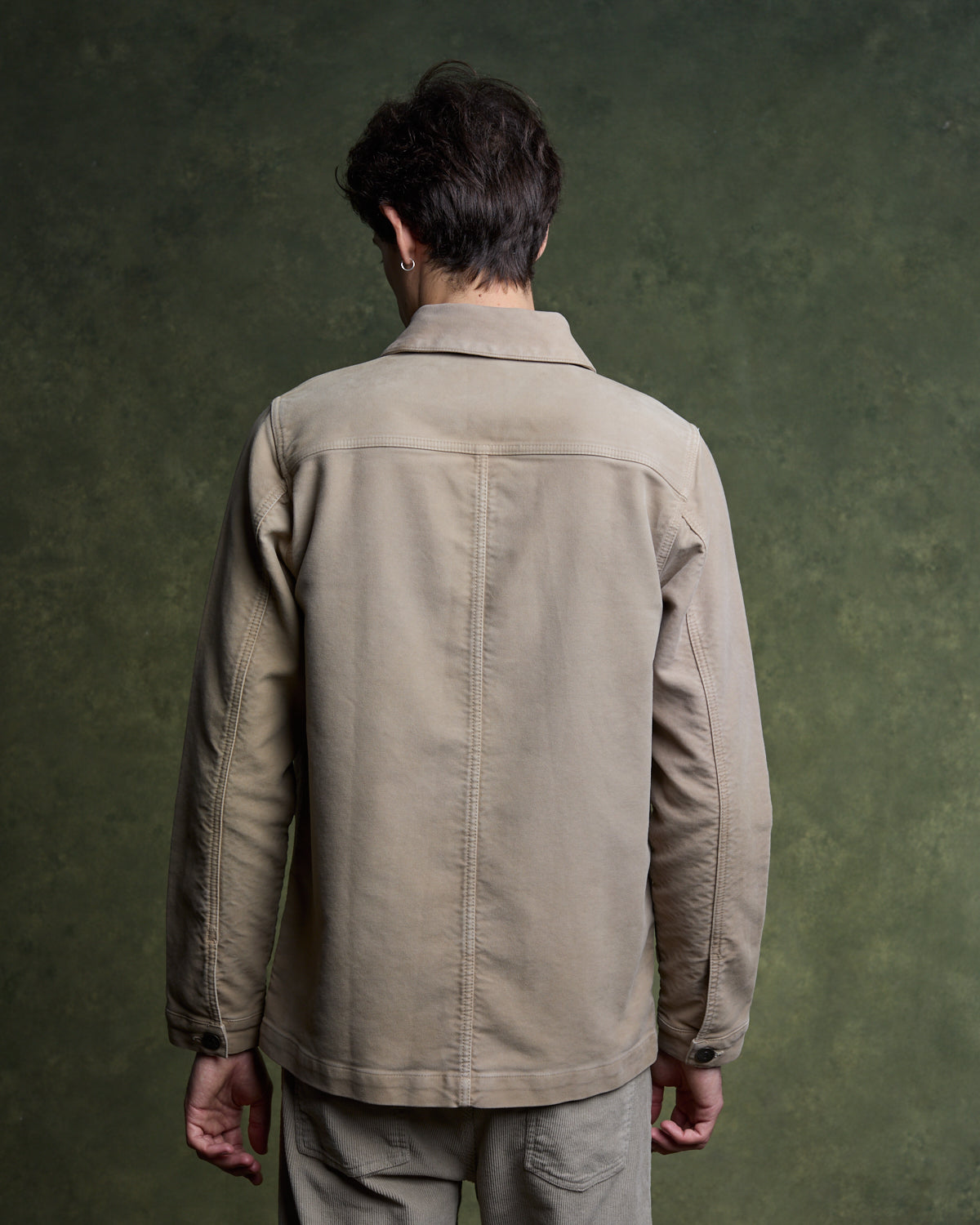 CLAUDEL Painter's jacket - Beige Cendre