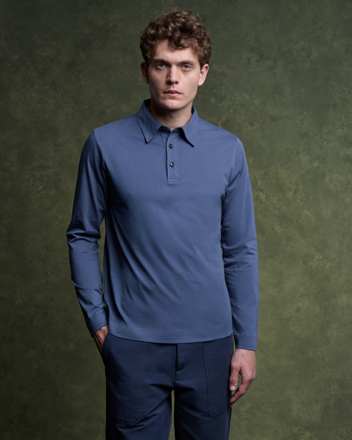 CLUB Polo shirt - Bleu Orage