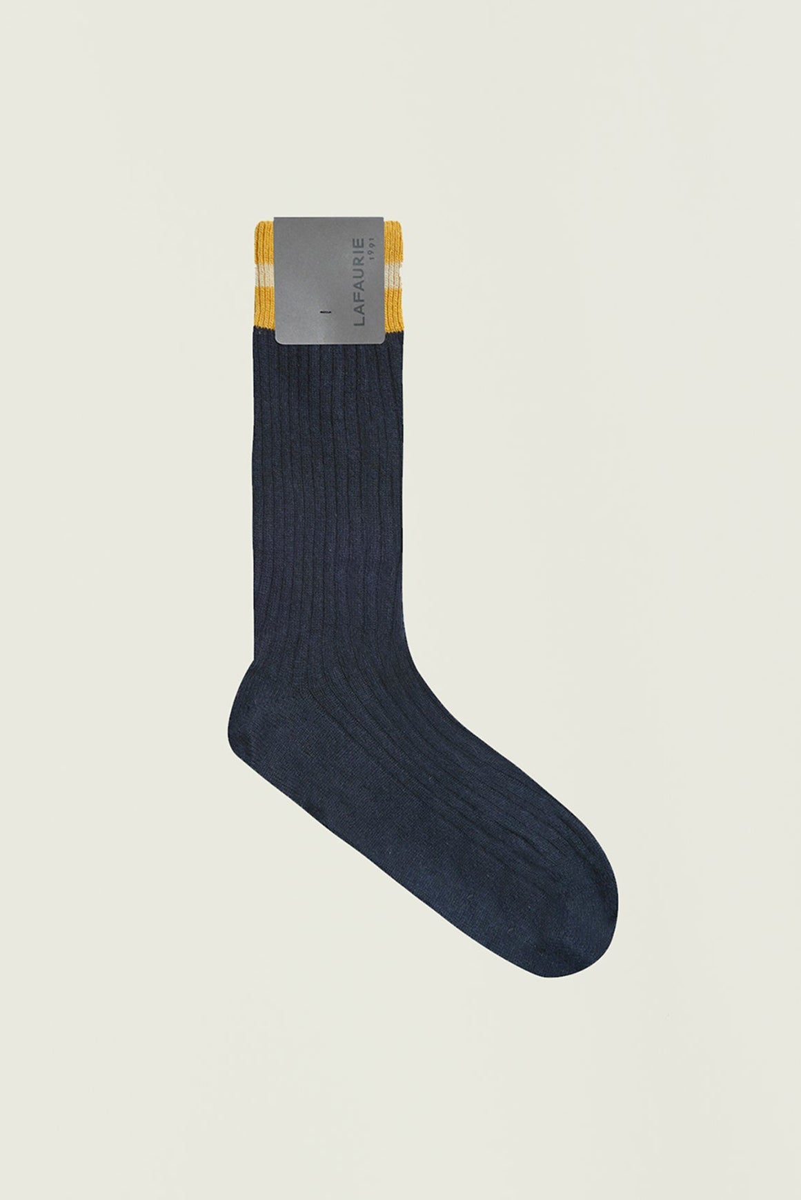 COLLEGE Socks - Navy/Mustard