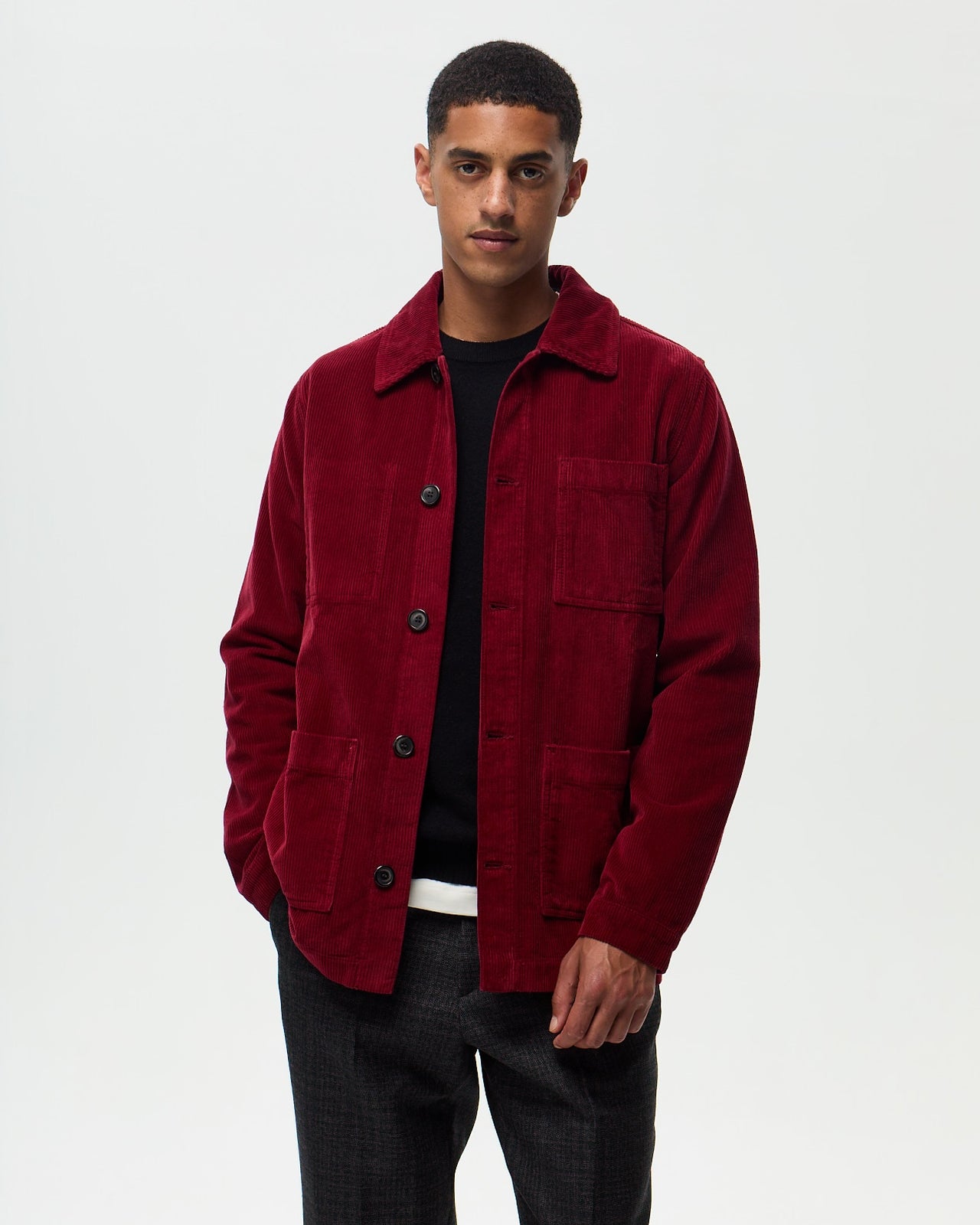 ESTEVE Painter's Jacket – Cardinal Red