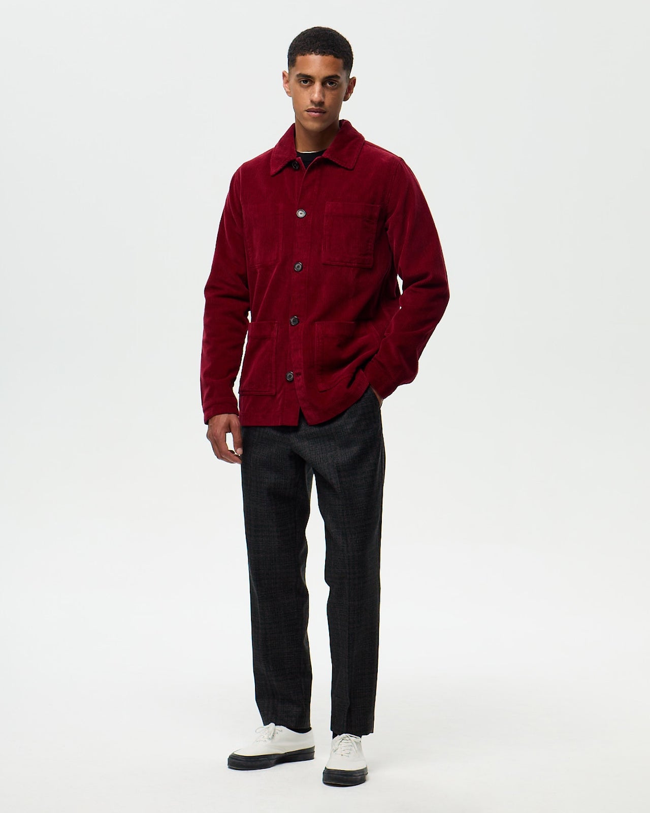 ESTEVE Painter's Jacket – Cardinal Red