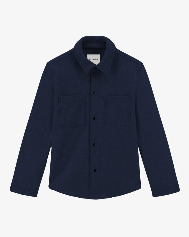 GARDELLA Jersey Jacket - Navy