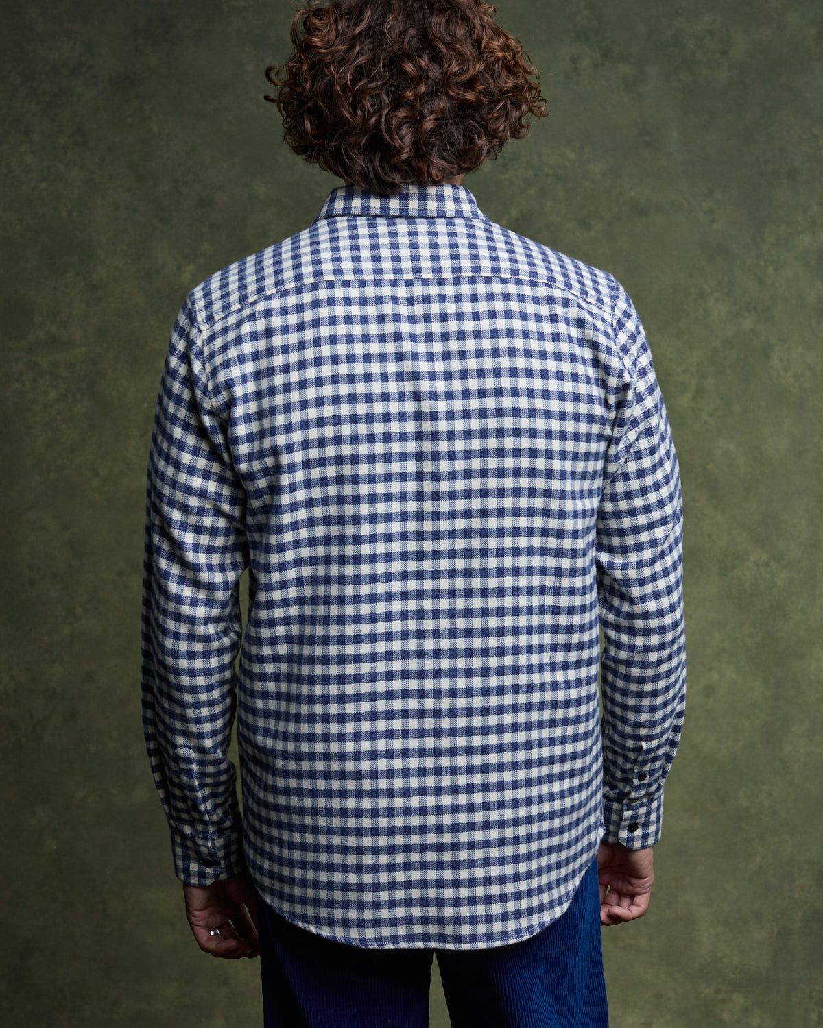 GORDES Shirt - Indigo/Ecru