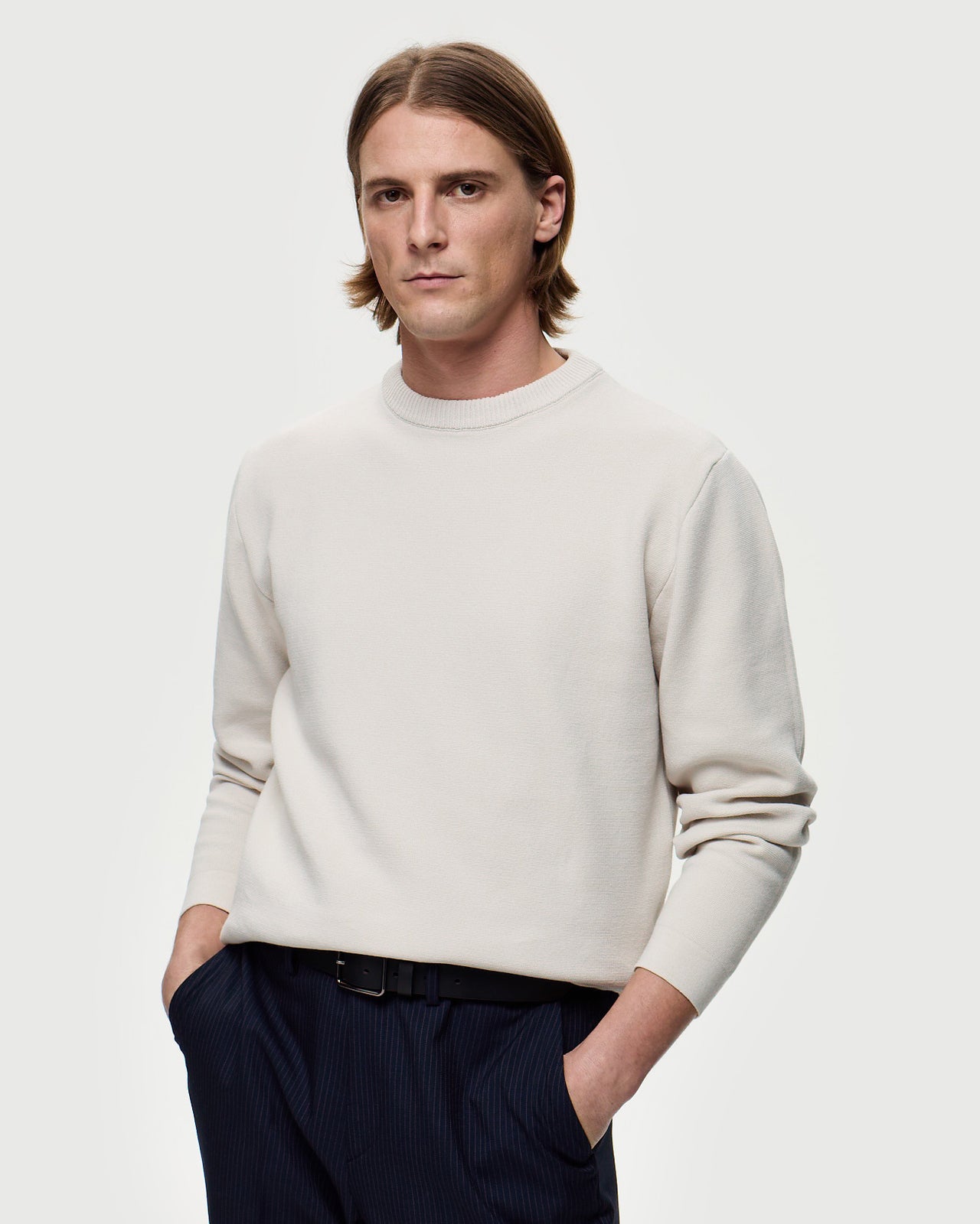 HARVEY Sweater - Ecru White