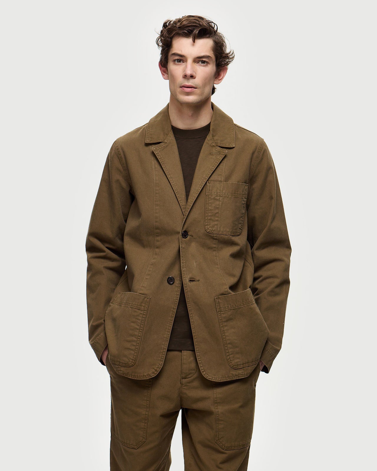 HAUSSMANN Architect's Jacket - Military Khaki