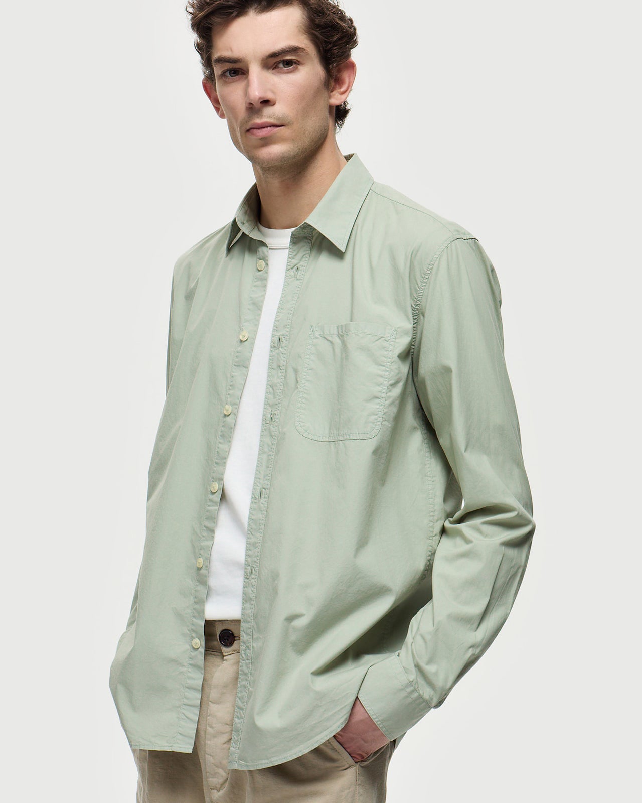 HEPBURN Shirt - Lichen Green