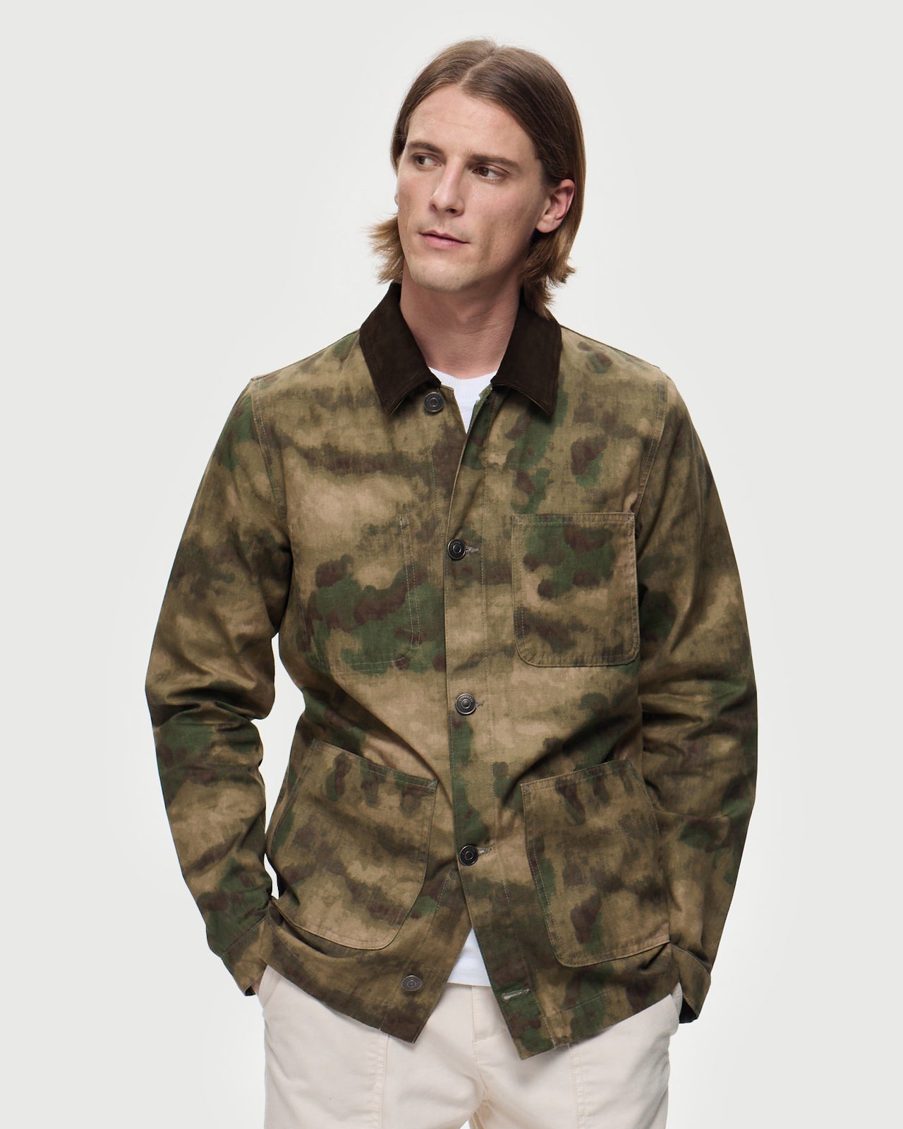 HUDSON Painter's Jacket - Military Khaki