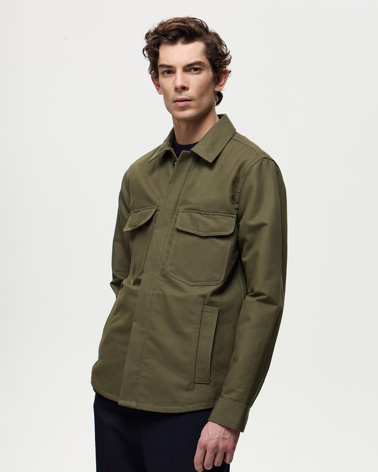 HUGO Overshirt Jacket - Khaki