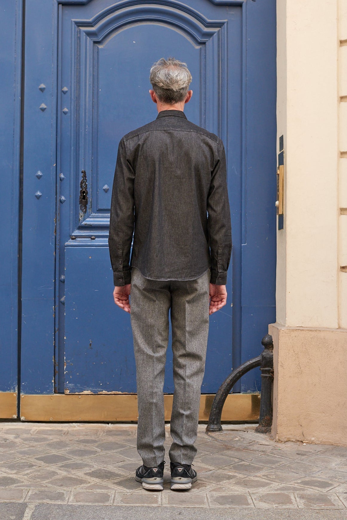 ELUARD Spring Suit Trousers - Smoke Grey