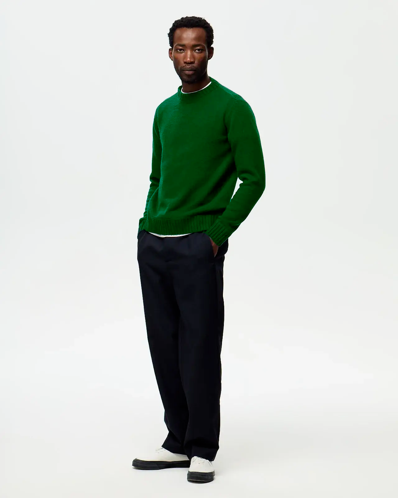 CLAUDIO Sweater - Emerald green