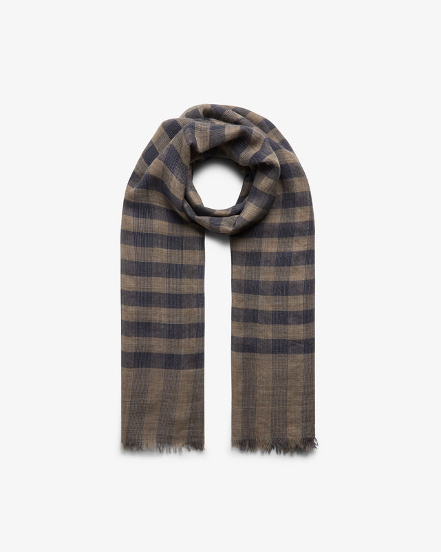BLUEMOON Scarf – Grey/Indigo