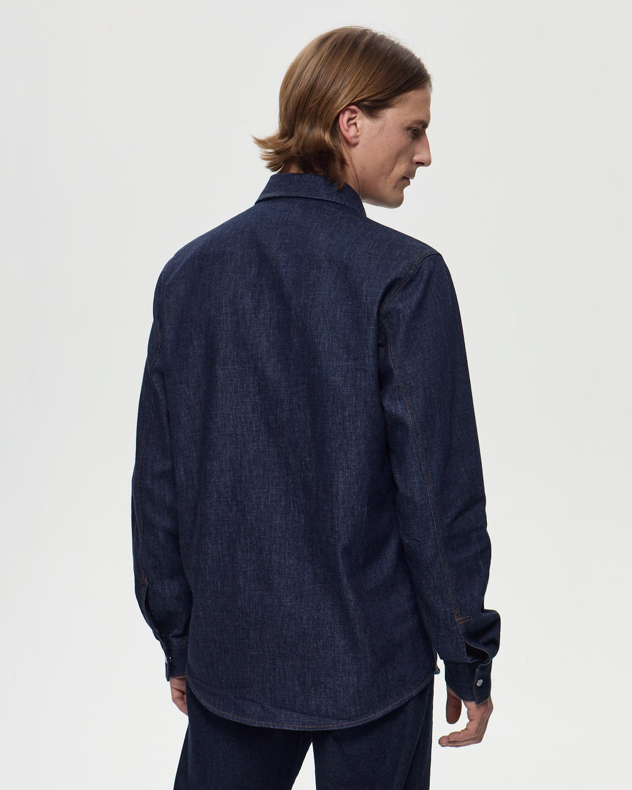 HARRIS Shirt - Rinsed Denim