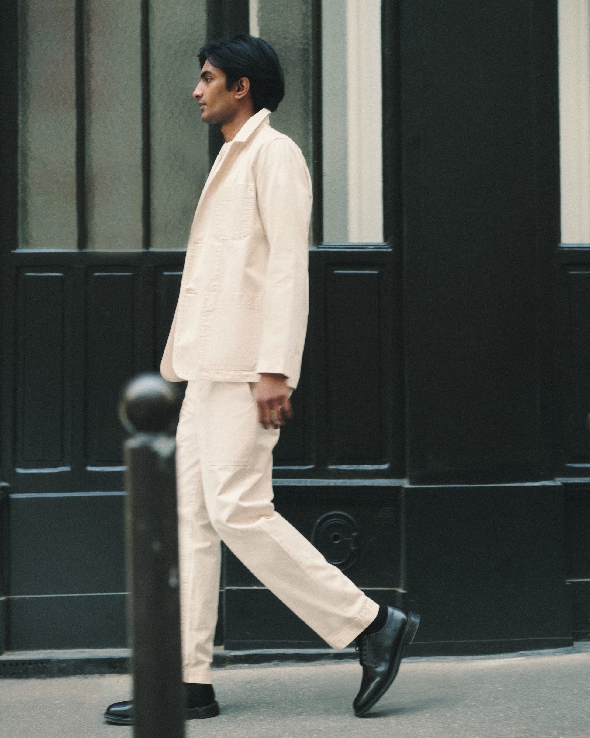 HAUSSMANN Architect's Jacket - Ivory White