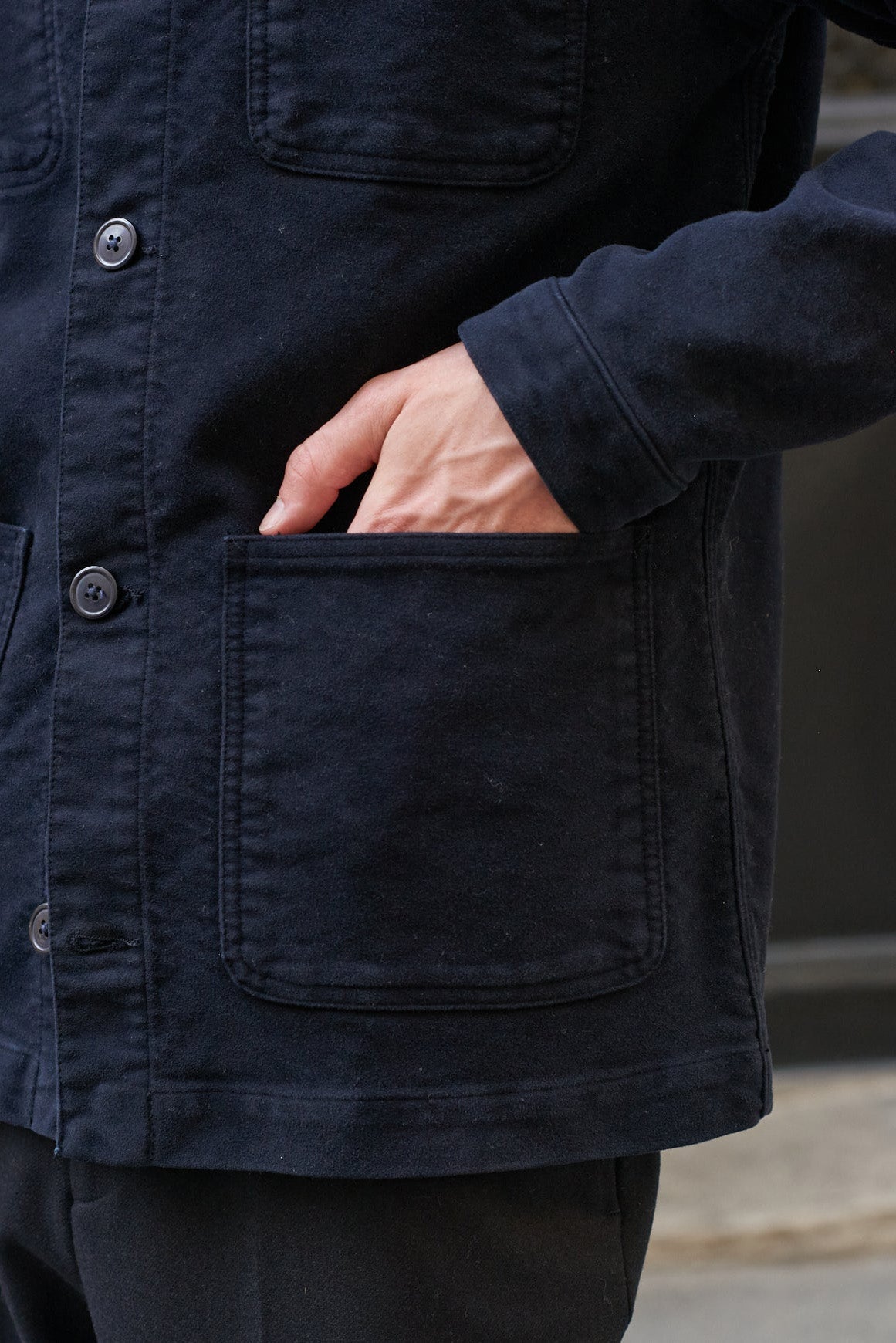 CLAUDEL painter's jacket - Navy