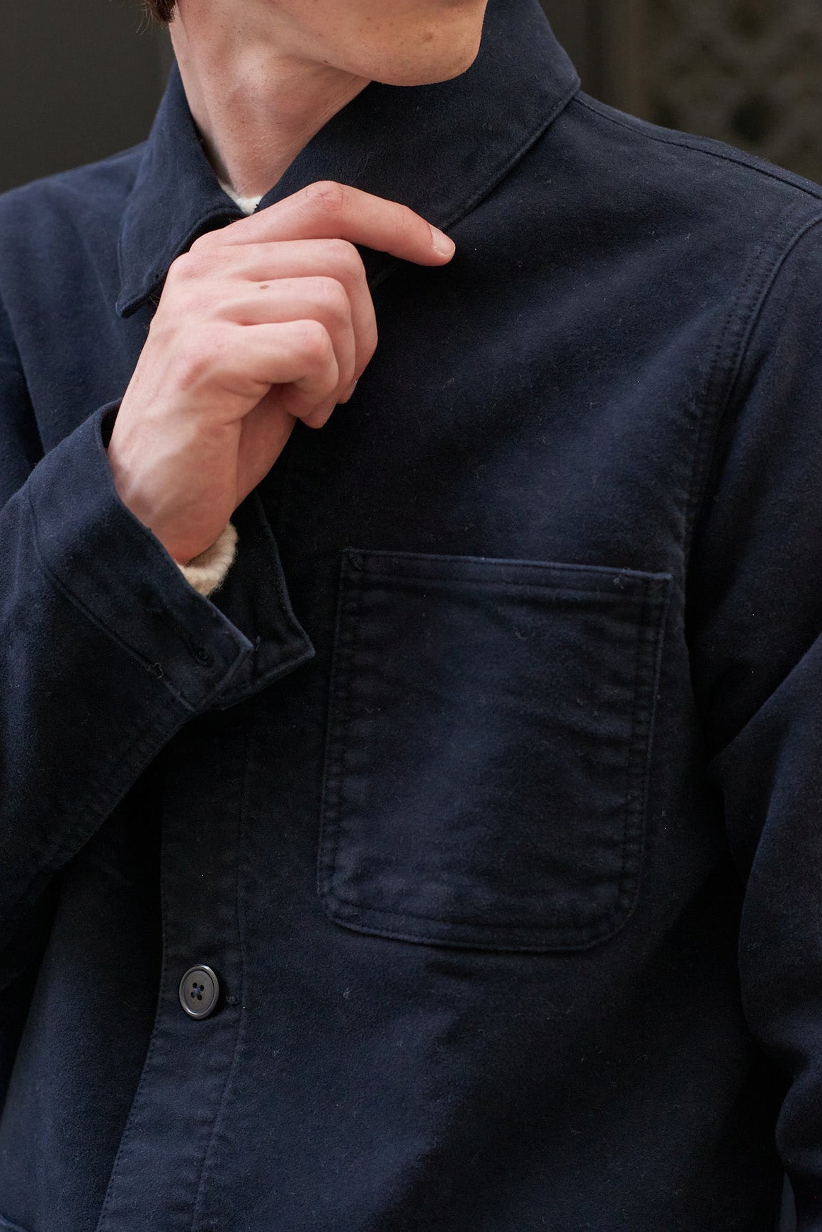 CLAUDEL painter's jacket - Navy