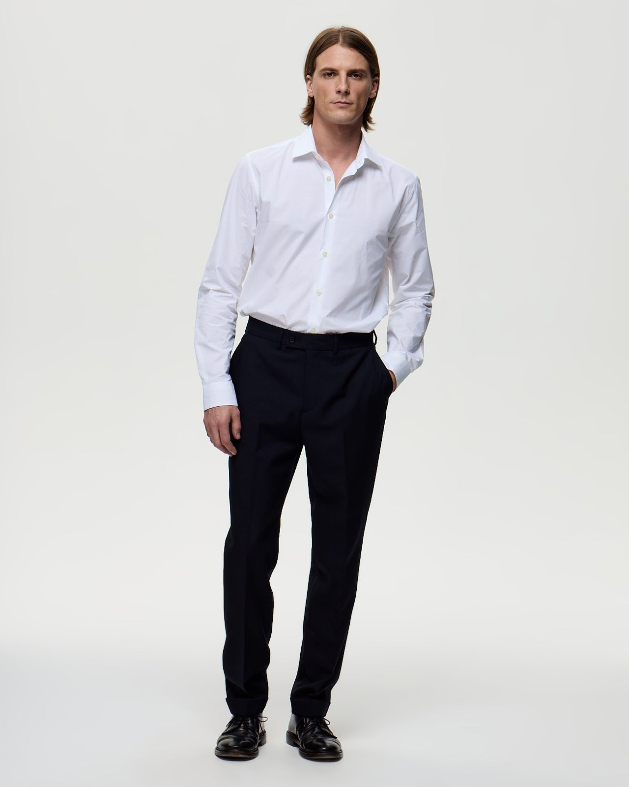 POPELINE Shirt – White