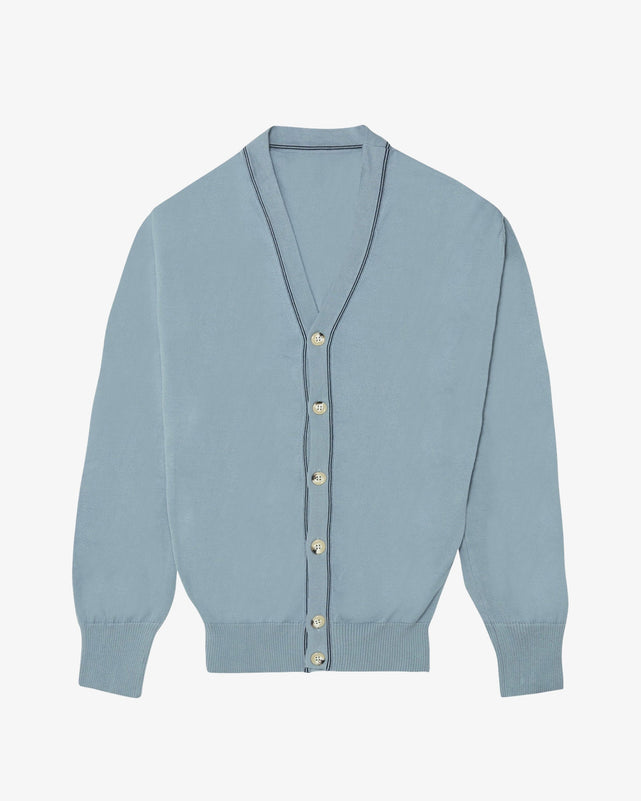 Burton Cardigan - Bleugris/Indigo