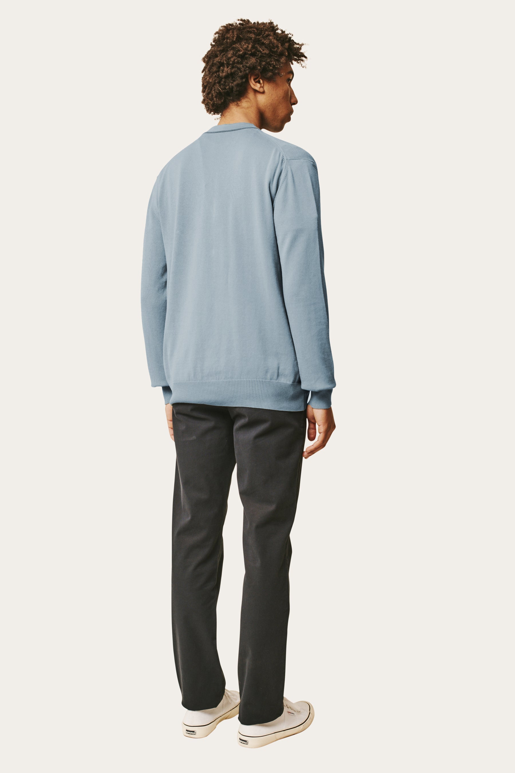 Burton Cardigan - Bleugris/Indigo