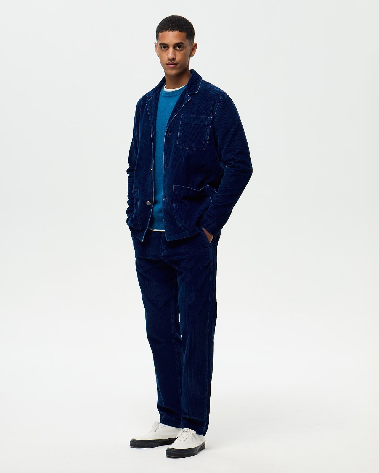 GEHRY Architect Corduroy Jacket – Medium Indigo
