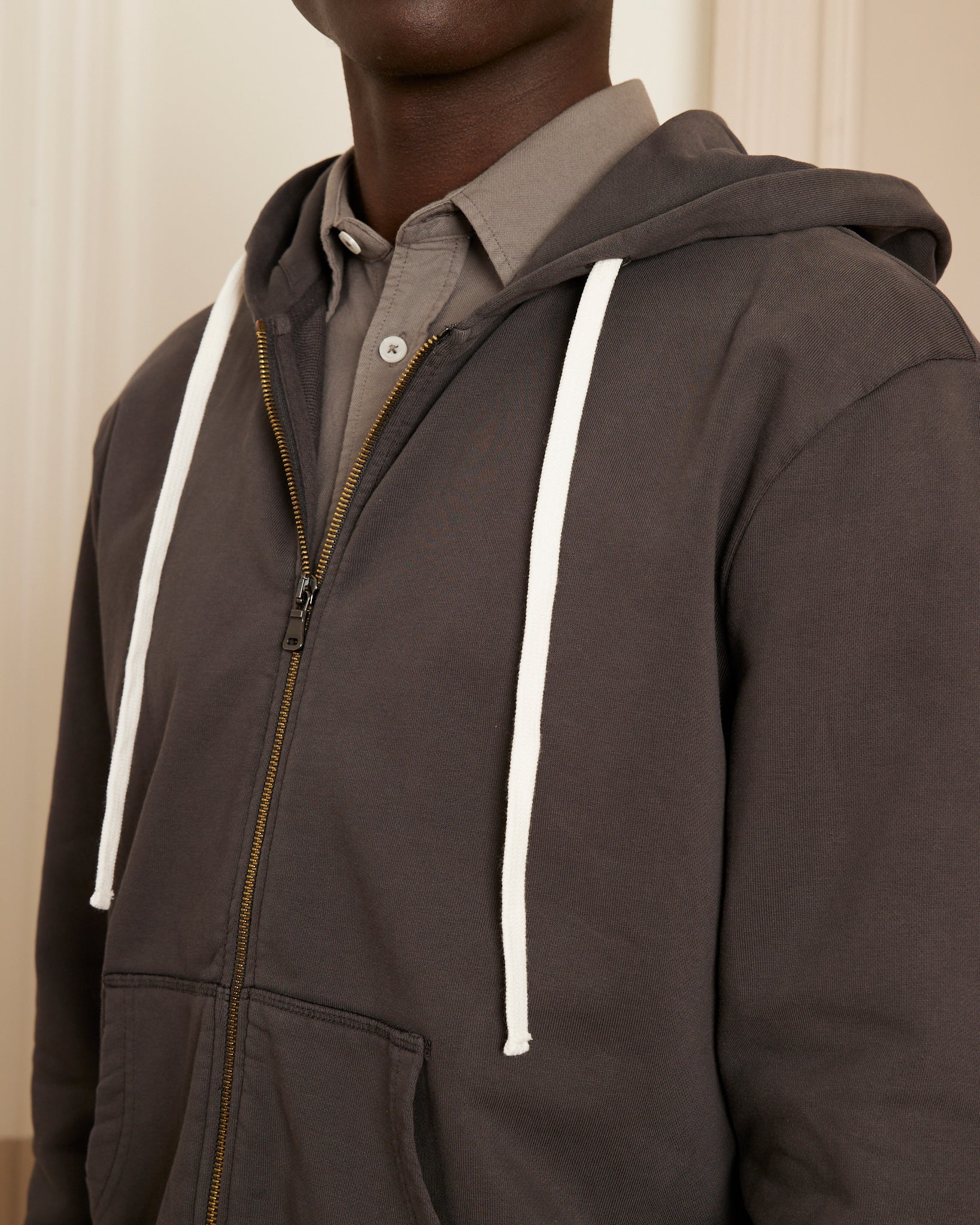 DENZEL Hoodie - Granit