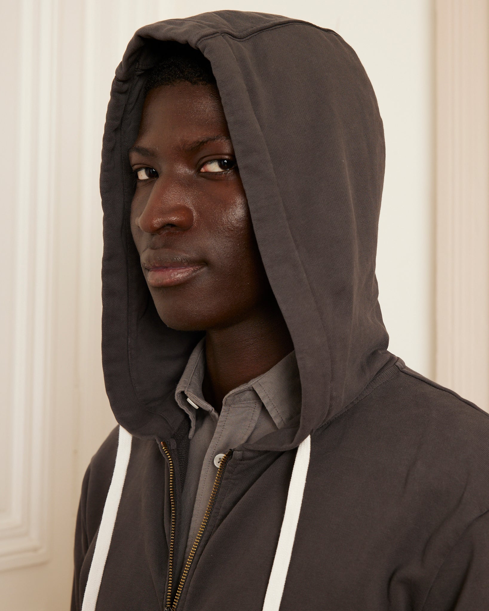 DENZEL Hoodie - Granit