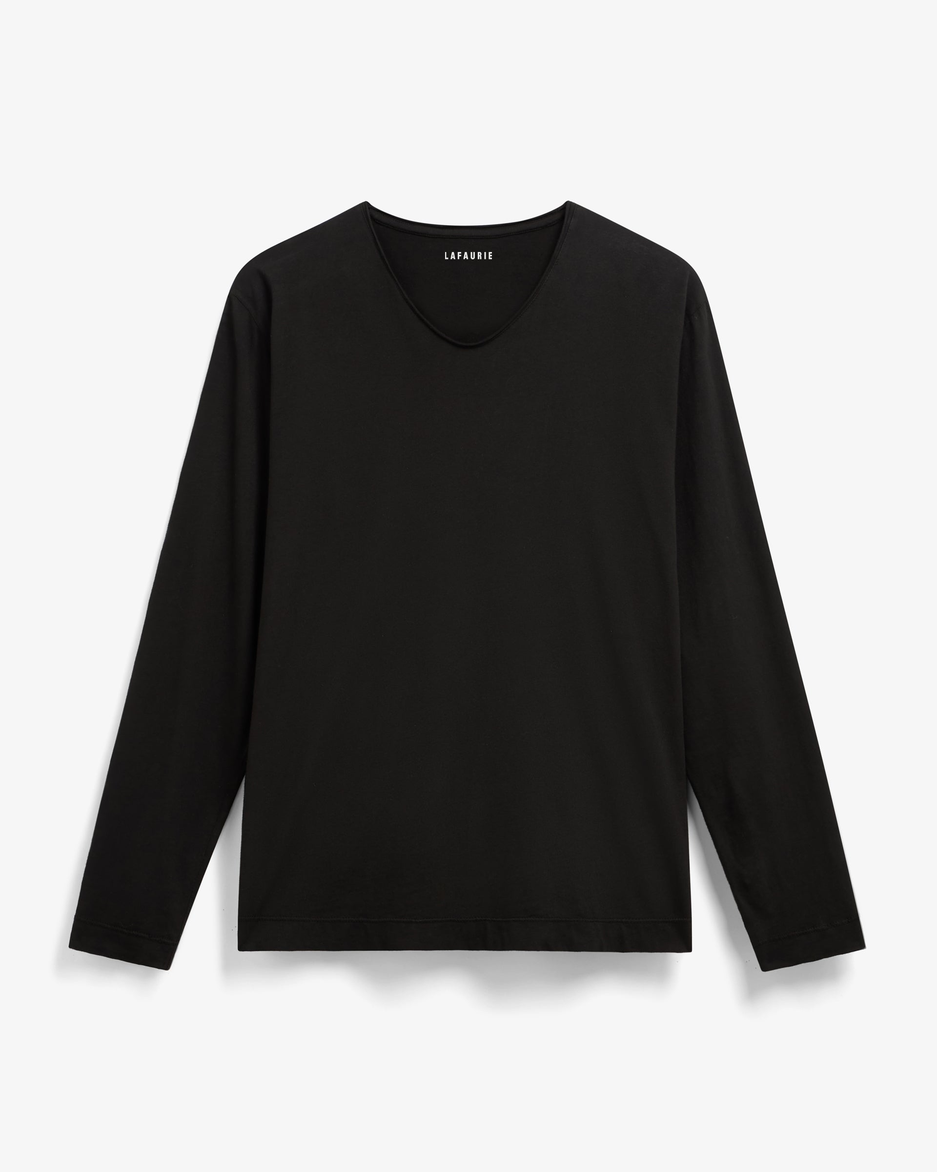 HALLUIN Long-Sleeve T-Shirt - Noir Onyx