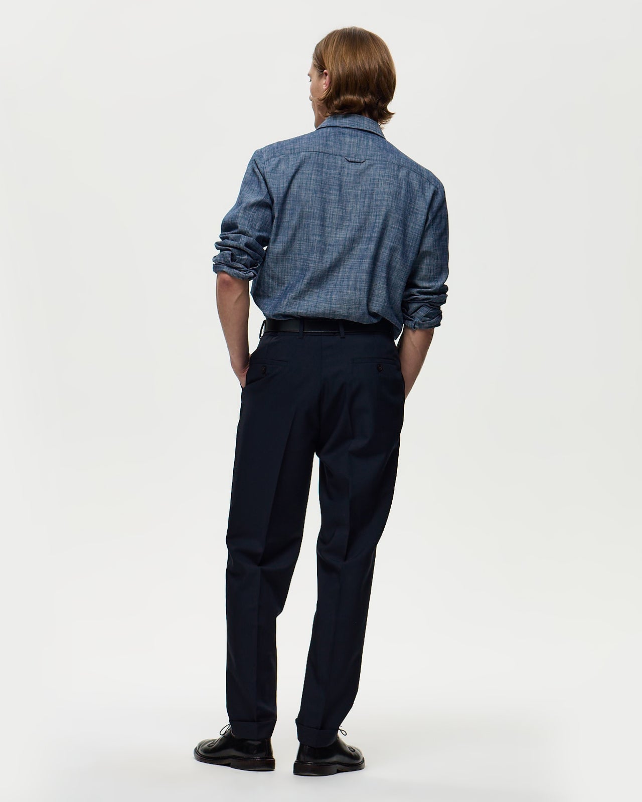 HADRIEN P Suit Pants - Dark Navy