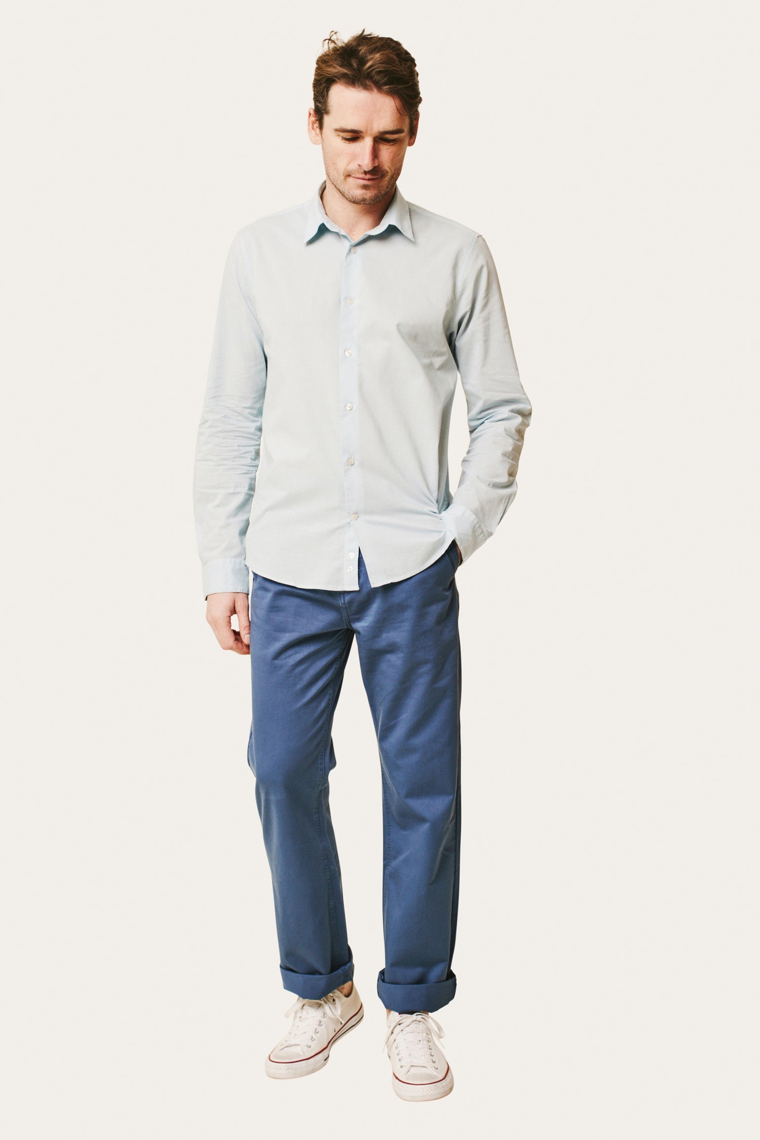 Berlin Chino (Straight Cut) - Bleuet